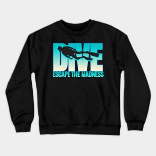 Scuba diving t-shirt design Crewneck Sweatshirt